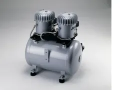 Jun-Air oljesmurte kompressorer montert på tank, bilde 4 av 7