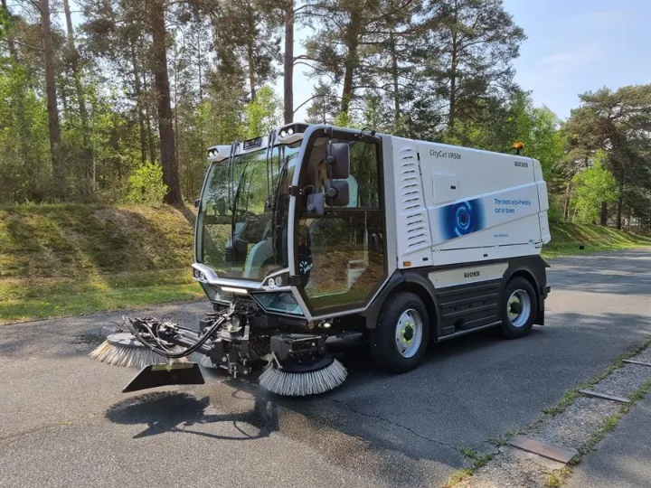 Brukt Bucher CityCat VR50e elektrisk feiebil fra 2026