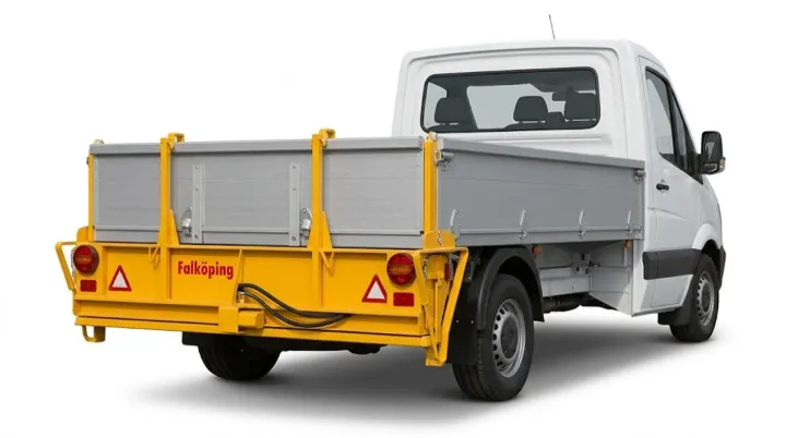 Falköping Hydrauliske lastebilspredere (KI-illustrasjon)