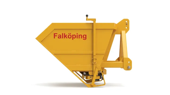 Falköping Sprederskuffer for traktor (KI-illustrasjon)