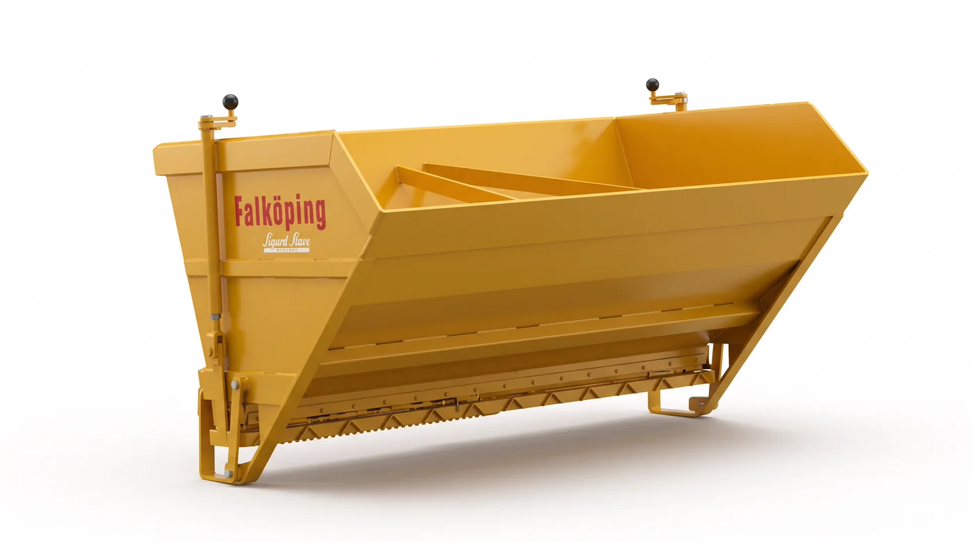 Falköping Sprederskuffer for hjullaster (KI-illustrasjon)